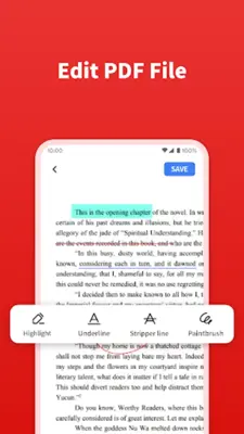 PDF Reader android App screenshot 1